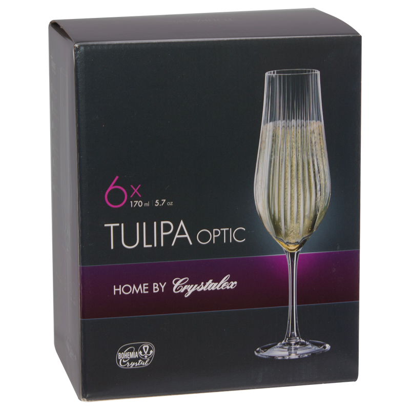 TULIPA OPTIC FLUTE 170ML - Image 2