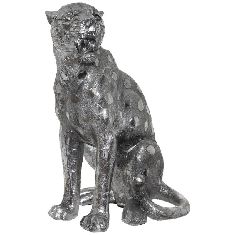 LEOPARD SNARLING 50.8cm