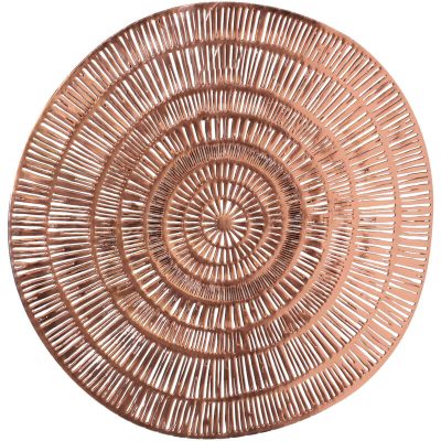 ROSE GOLD ROUND PLACEMAT 38CM