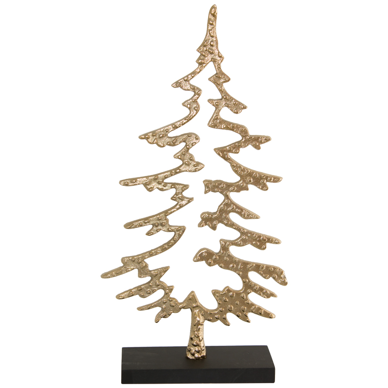 FOREST SCULPTURE GOLD/BLACK 49CM