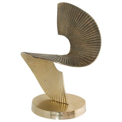 FAN WAVY SCULPTURE 28X22X38CM - Image 3