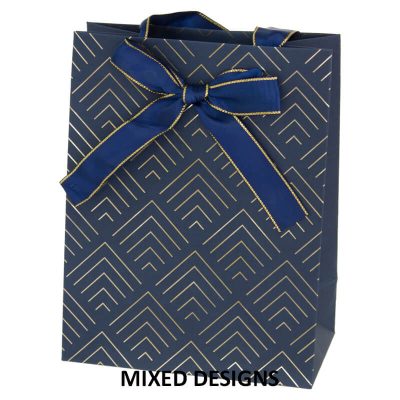 MIDNIGTH GIFT BAGS 18X23CM MIXED