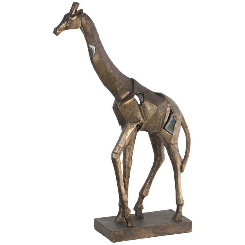 FACET GIRAFFE ANT BRONZE 28X9X44C - Image 2