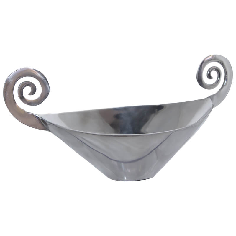NORDIC SWIRL HANDLE BOAT 35X17X14 - Image 2