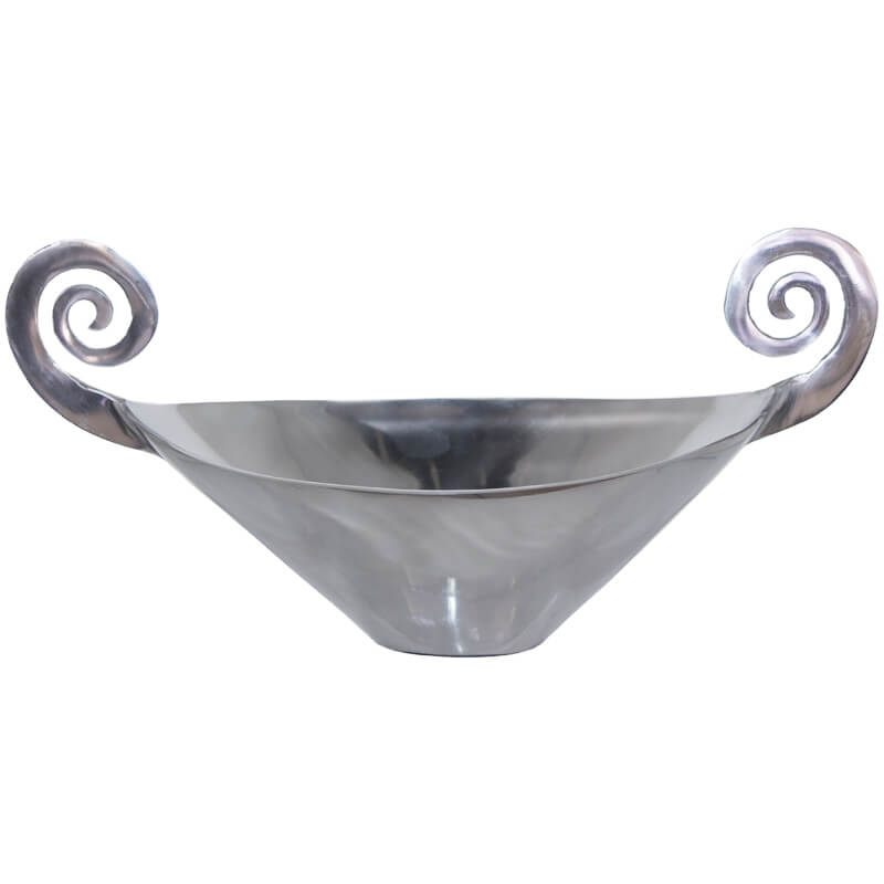 NORDIC SWIRL HANDLE BOAT 35X17X14