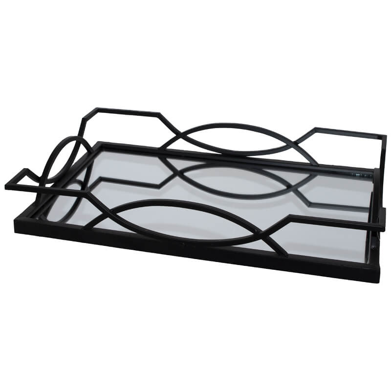 METRO METAL TRAY BLACK 53X35CM - Image 3