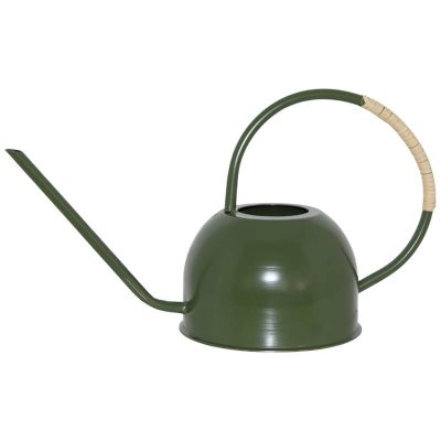 OLIVE GREEN WATERING CAN 20CM