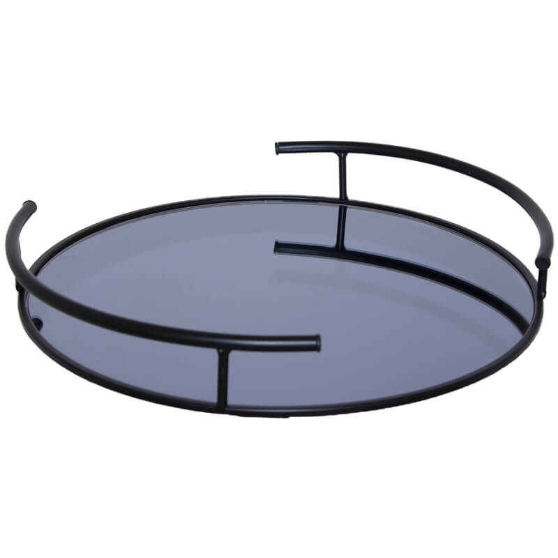 BLACK SMOKE DISPLAY TRAY 36CM - Image 2
