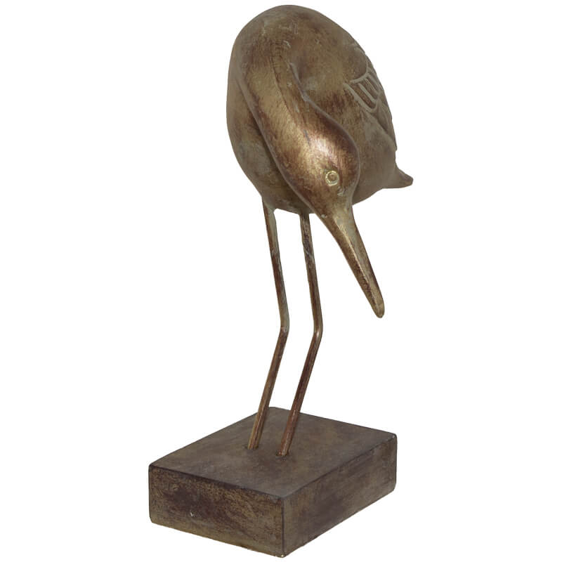 HERON ON PLINTH BEAK DOWN - Image 2