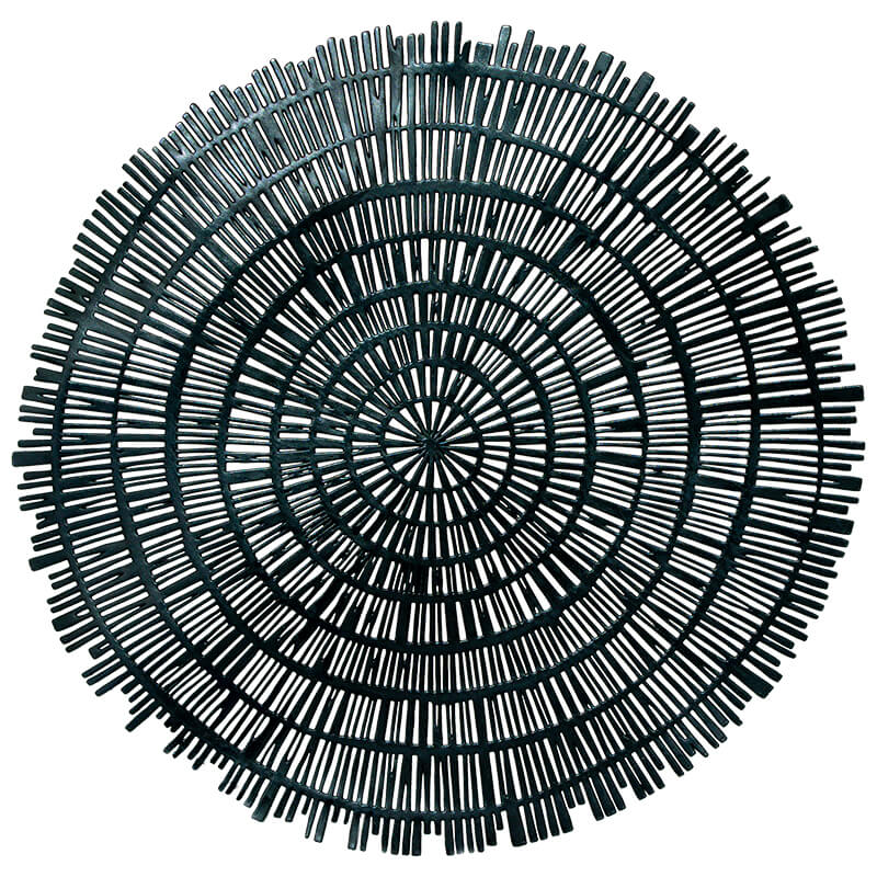 ORBIT BLACK PLACEMAT 38CM