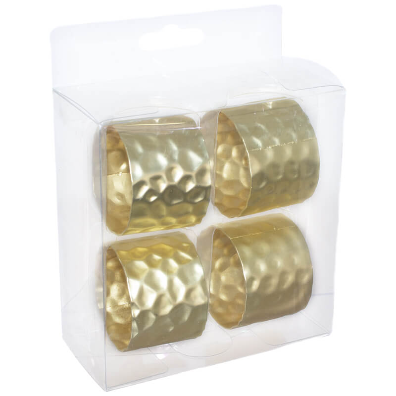 MATT GOLD HAM. NAPKIN RING SET/4 - Image 2
