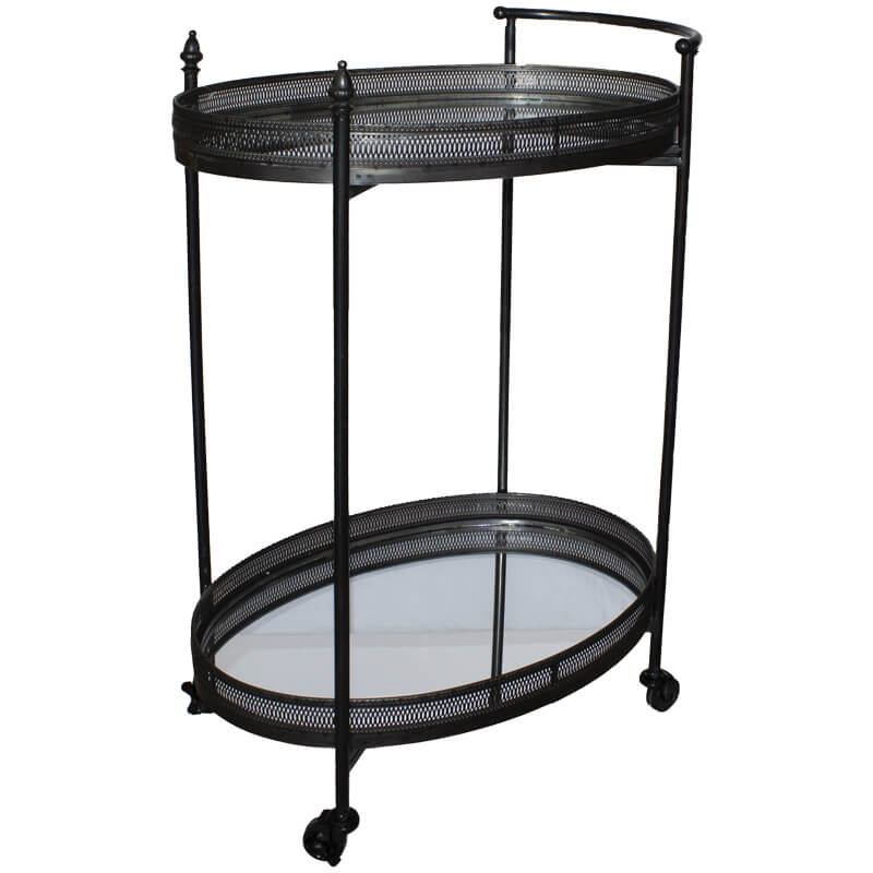JARED DRINKS TROLLEY 66X45X90CM - Image 2