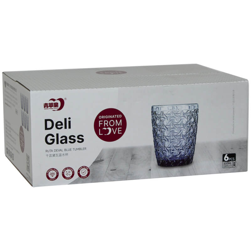 WEAVE BLUE TUMBLER 300ML - Image 3