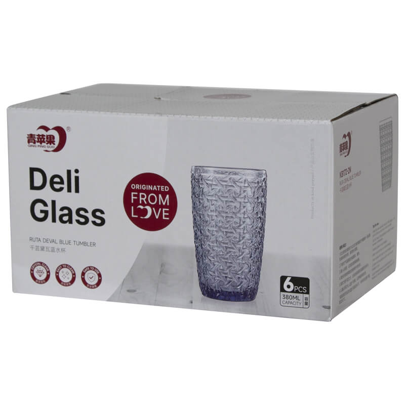 WEAVE BLUE HI BALL 380ML - Image 3