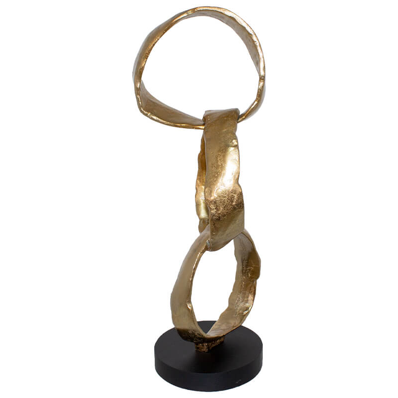 ALU OVAL CIL CIRCLES SCULPTURE 48 - Image 2