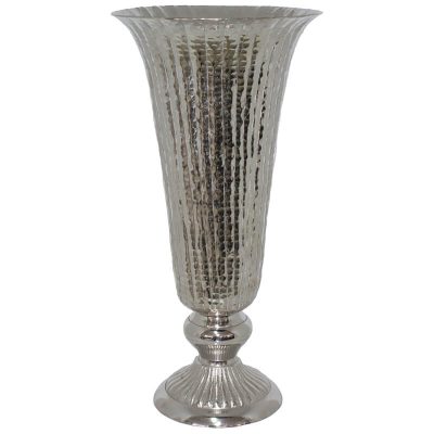 ALU SPARKLE FLARED FTD VASE 43CM