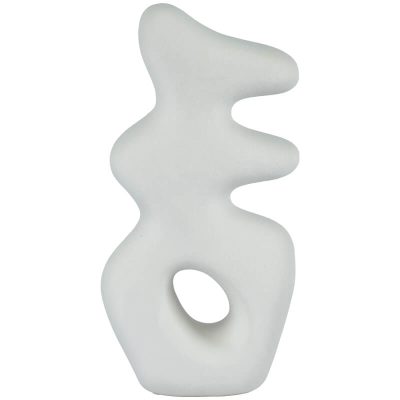 WHITE DALI SCULPTURE 28X14CM