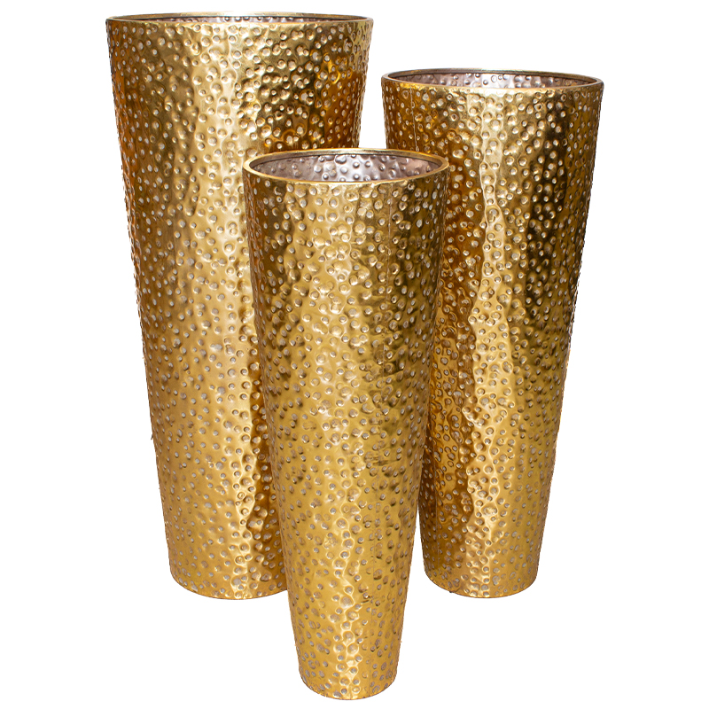 HAMMERED THULO VASE 81X30CM - Image 2