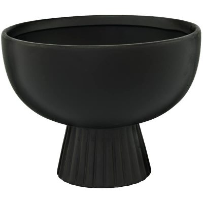 BLACK FTD DECOR BOWL 18X24X24CM