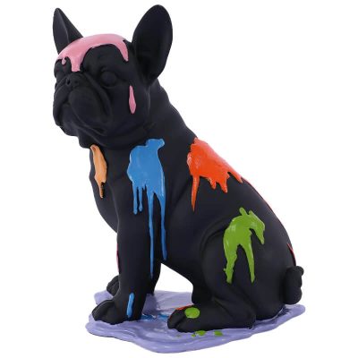 SPLASH BULLDOG SITTING 16X14X21CM