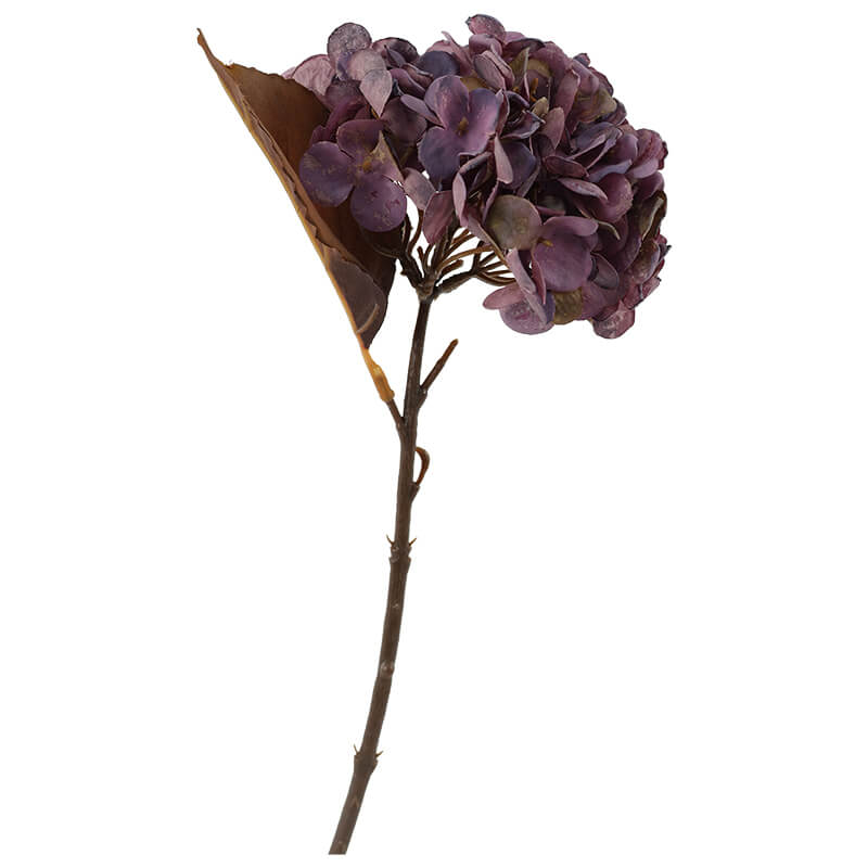 VINTAGE PURPLE HYDRANGEA 35CM