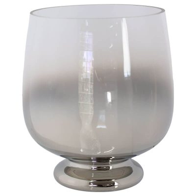 CLEAR/GUNMETAL HURRICANE 25CM