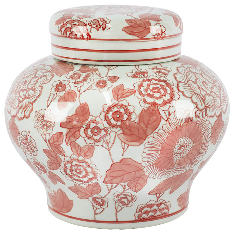 BLUSH GINGER JAR 21X23CM