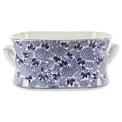 BLUE BLOSSOM PLANTER 48X33X21CM