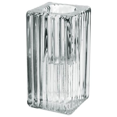 DIVA RECT CANDLE HOLDER 8X4CM