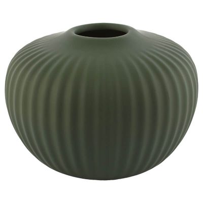 GREEN MINI VASE 15X11CM