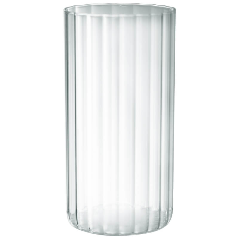 DIVA FLUTED CYLINDER VASE 20X10CM
