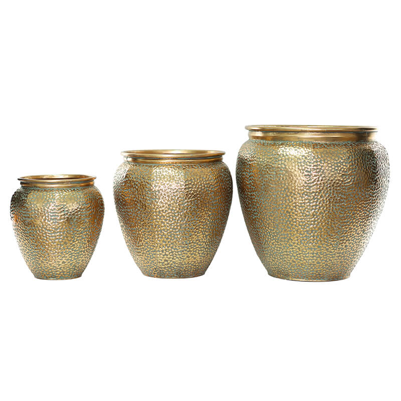 GOLD SPEKANI POT 39HX36D - Image 2