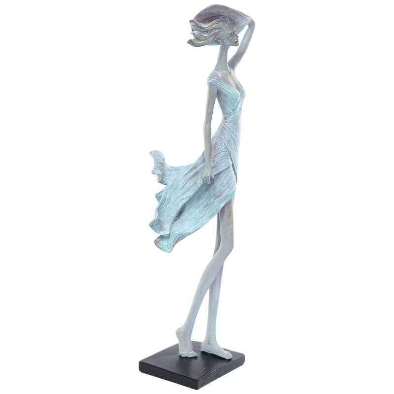 GIRL WINDBLOWED 39X13X10CM - Image 3