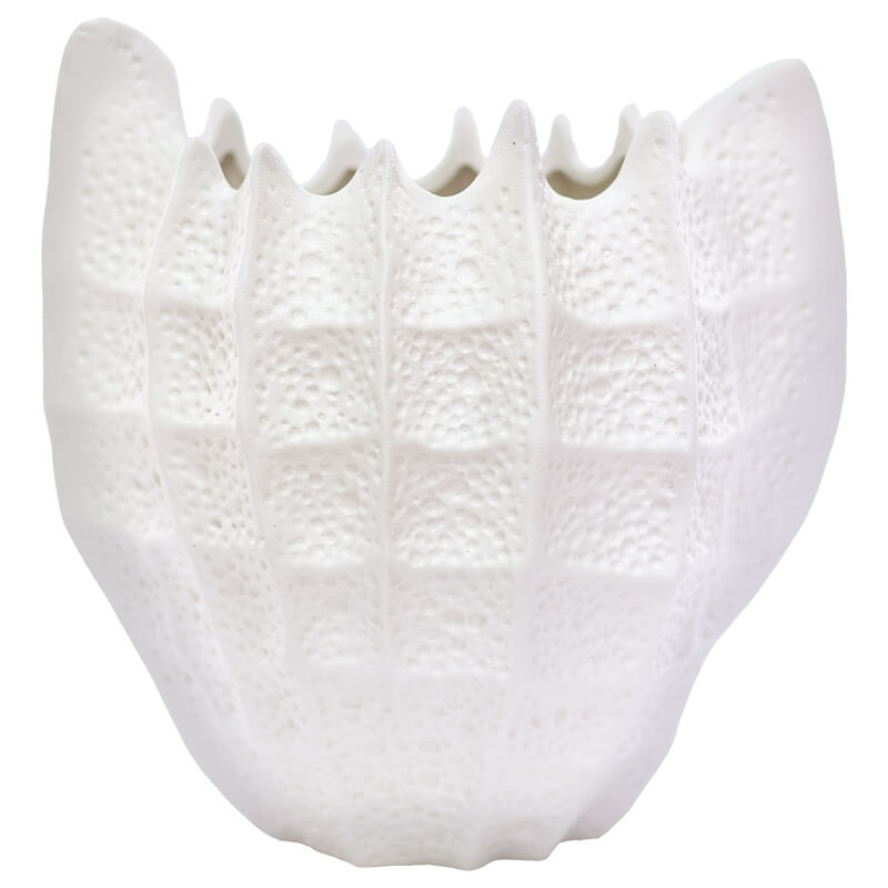 SHELL VASE 20CM WHITE - Image 3