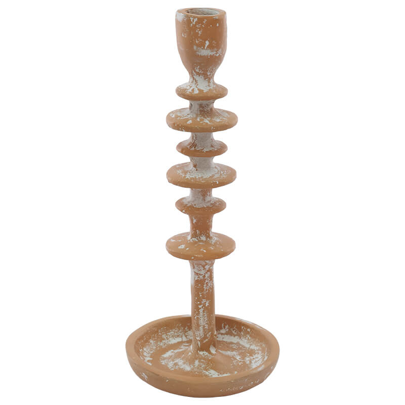 CANDLE HOLDER STONE WASH 27CM - Image 2