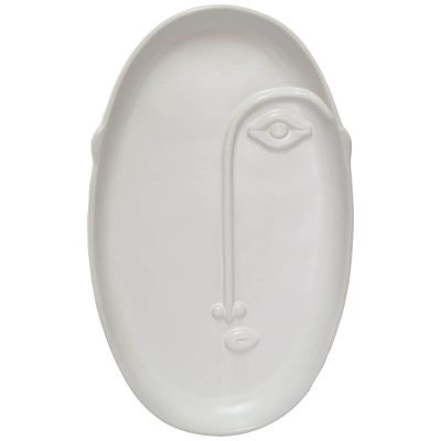 PEPA DECOR PLATE MATT WHITE 36X21