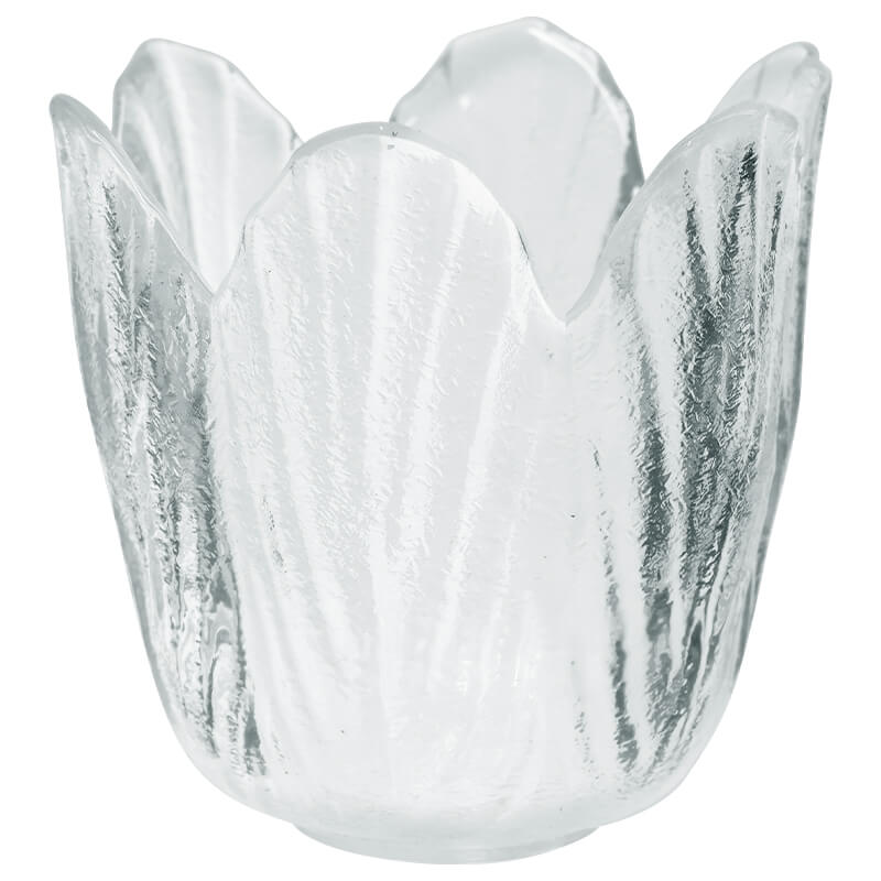 TULIP VOTIVE CLEAR 8X8CM