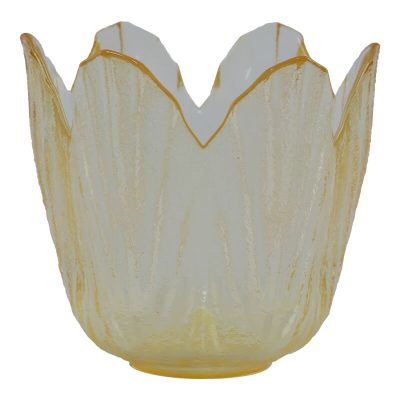 TULIP VOTIVE AMBER 8X8CM