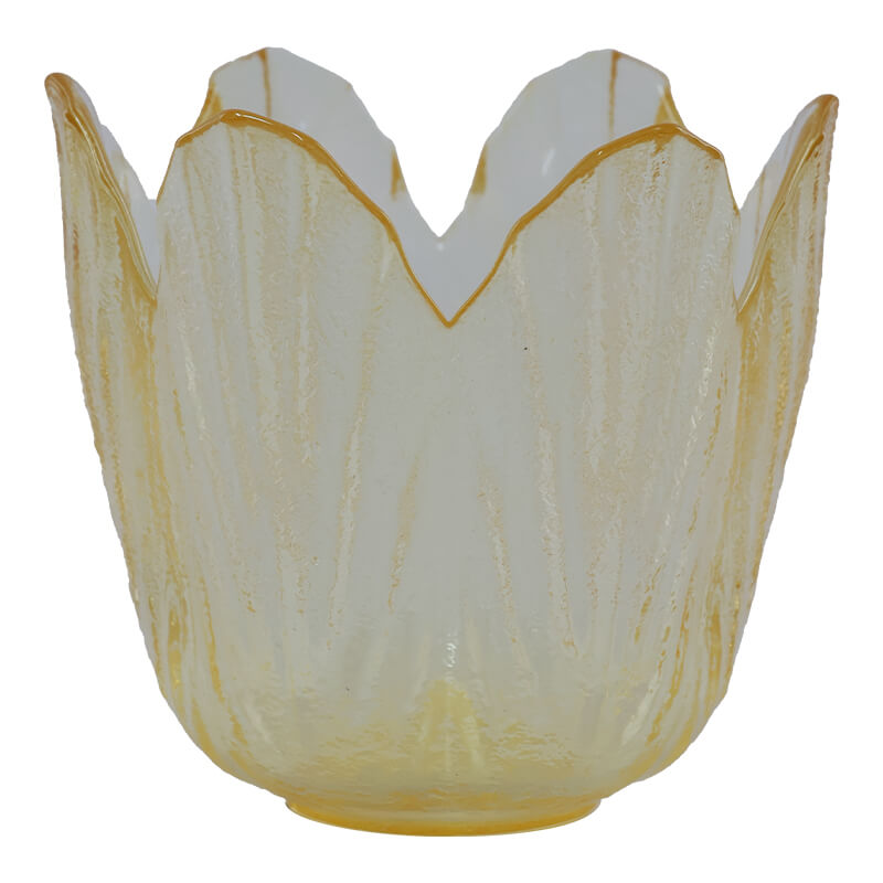 TULIP VOTIVE AMBER 8X8CM