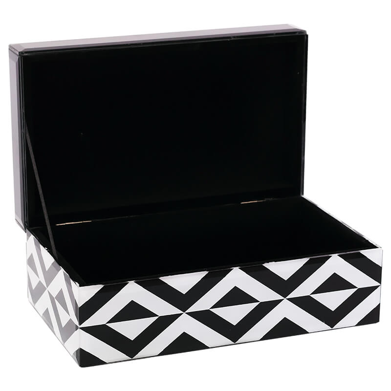 RETRO JEWELLERY BOX 20X12X8CM - Image 2
