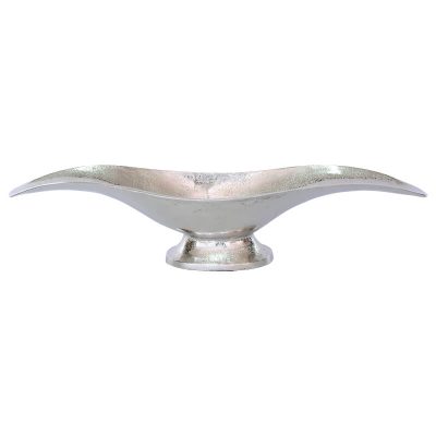 ROUGH NICKEL FTD BOAT VASE 64X15