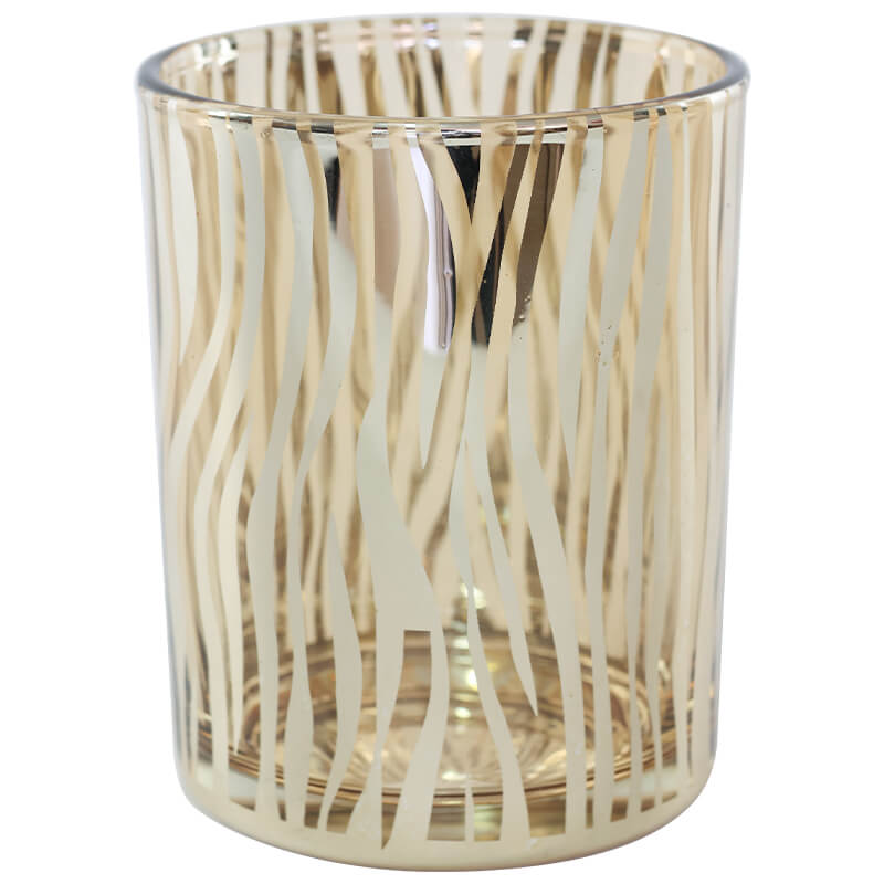GOLD TIGER VOTIVE 10CM