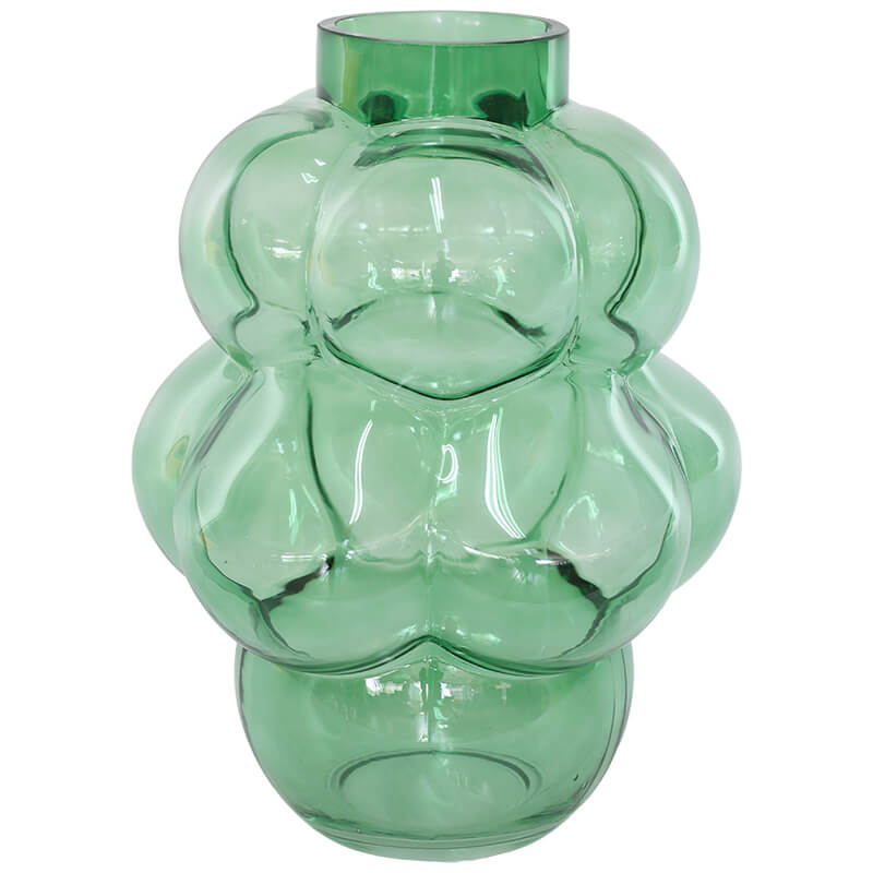GREEN VASE 30CM
