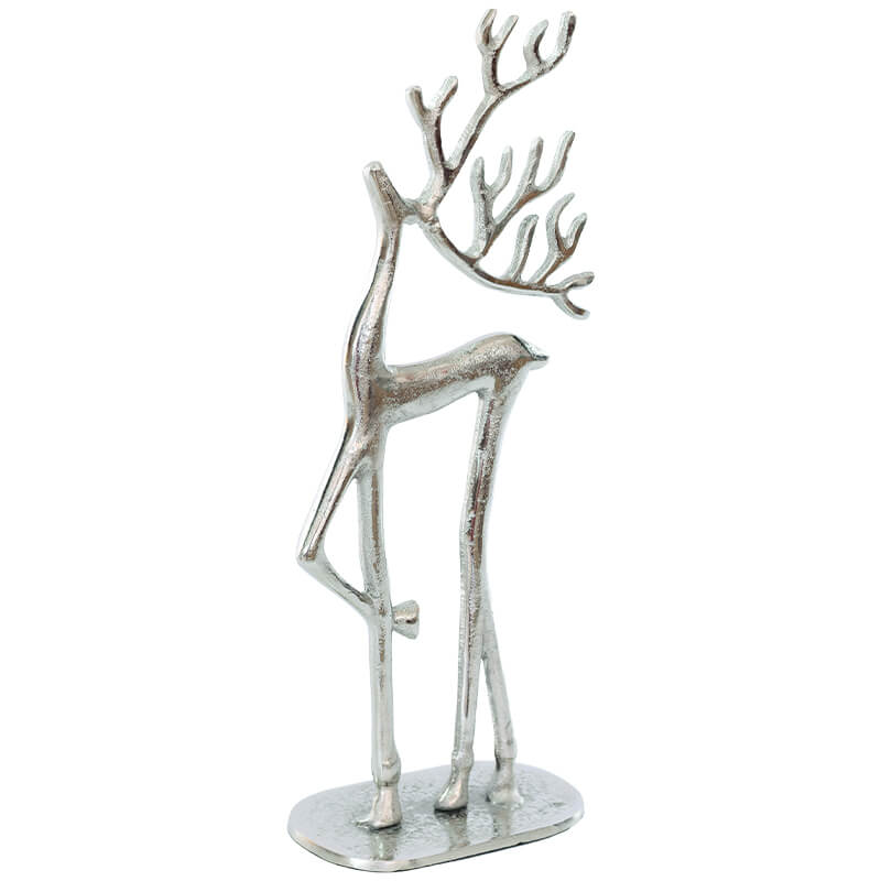 SILVER SCULPTURE 38X16X8CM