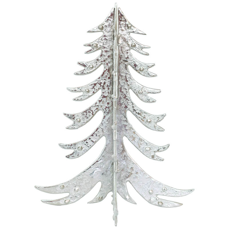 SILVER 3D TREE 42CM - Image 2