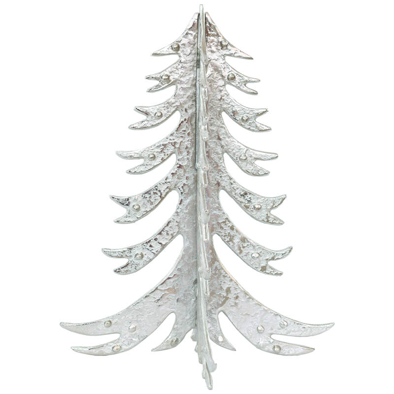 SILVER 3D TREE 42CM