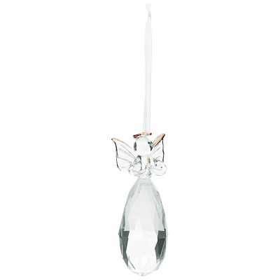CRYSTAL ANGEL GOLD 15CM