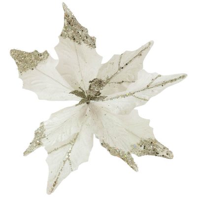 CREAM POINSETTIA 40CM