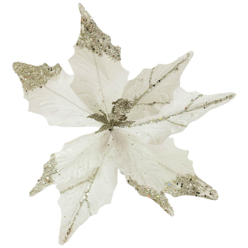 CREAM POINSETTIA 40CM
