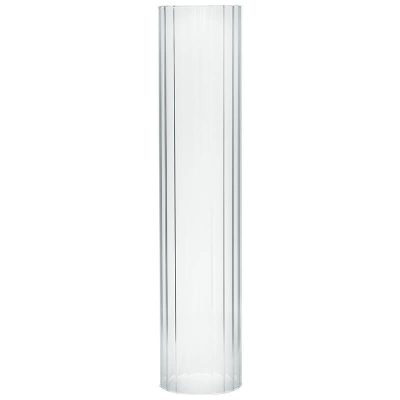FLUTED GLASS SLEEVE 30X6.5CM